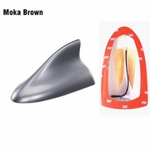 자동차 안테나 샤크안테나 dmb 후방카메라 네비게이션 ramble for kia sportage 3 4 r kx3 kx5 soul optima shark fin 커버 라디오, 모카 브라운 스탠다드