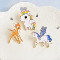 서후네 귀여운 패션 브로치 유니크 포인트 동물캐릭터 뱃지