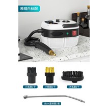 셀프스팀세차 차량용 고압 스팀 세차기 스팀기 세척기 가정용 고온 주방 후드 엔진 장비, 2500w Yaqing 흰색 표준 구성