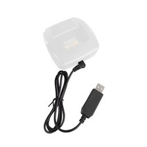 워키 토키 USB 충전 케이블 UV-5R BF-UVB3 S9 R50 UV82 UVS9 기초 표시등이있는 확장 K1KF, 한개옵션0