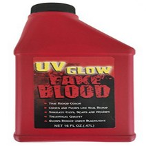 LLF Pint of Blood; Halloween UV Fake Vampire Blood; 16 Oz Glows Under Blacklight, 1