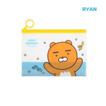 카카오프렌즈해피모먼트 PVC 파우치 라이언