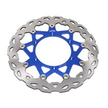 320MM 오토바이 플로팅 브레이크 디스크 브래킷 YAMAHA WR 125 250 WR400F YZ400F WR426F YZ426F, 06 Blue Brake disc