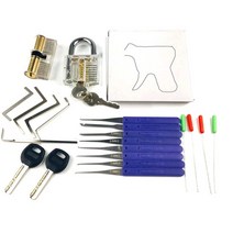 카라반 트레일러 자물쇠 RV 캠핑카 열쇠 도어락연습 세트가있는 자물쇠 제조공 키 48, b