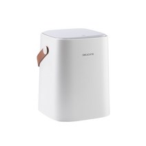 베리구즈 손잡이 원터치 휴지통 10L, 화이트, 1개