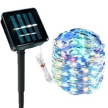 카페 조명 야외 실내 캠핑 태양광 장식용 램프 정원 방수 패어리 화환 스트링 라, Multi색상+10M 100LED