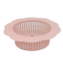 꽃 모양 주방 욕실 싱크대 배수 여과기 필터 싱크 플매트 카펫 러그 방지 바닥 헤어 캐처 1개, [03] Pink