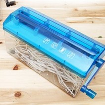 파세기 문서파쇄 A4사각문서세단기, 블랙
