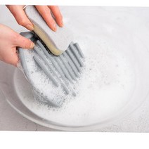 통삼겹살 갈치 에어프라이기팟 19cm 베이킹클래스 에어프라이어실리콘 전자레인지용용기 전자렌지그릇, 19cm 그레이