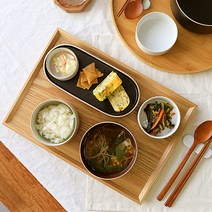 가연 도자기 1인 혼밥 그릇세트 한식 홈 세트, E-4. 한식 L-전체 화이트색상