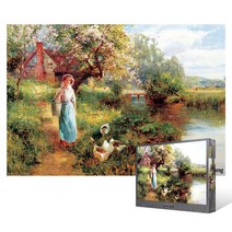 비엔 퍼즐피스 직소 퍼즐만들기 봄 피스 조각 1000피스 퍼즐액자 - 6W266CAC, 1개, 1개