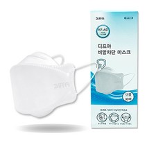 국내산 디프아 KF AD 식약처 비밀차단 3D 입체형 마스크 120매 (3매씩 낱개포장)