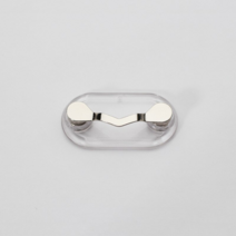 크레바스 넥타이 고정 자석 안경 걸이 소품 마그네틱 실버