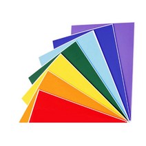 현진아트 단면 칼라 보드롱 우드락 300x450, (3x4.5)17-개나리