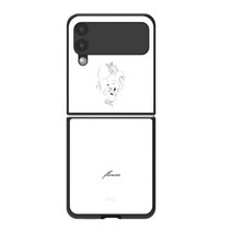 함끼바라(강화유리 케이스) Z플립 로즈걸