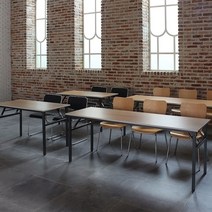 파미가구 스트롱 접이식책상 테이블 수강용 18가지 사이즈, 1800x400