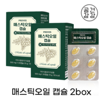 위건강 매스틱 오일 매스틱검 효능 MASTICGUM 위영양제 2박스