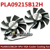 GTX760 파워 로직 PLA09215B12H DC 12V 0.55A 4 핀 쿨러 팬 GeForce GTX 760 770 780 그래픽 비디오 카드, 01 없음 RGB_01 Black
