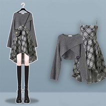 아리엘스타일 캐주얼하고 러블리한 시디엘원피스세트