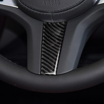 탄소 섬유 스티어링 휠 장식 스티커 BMW 호환 5 시리즈 G30 X3 G01 G38 530Li 자동차 스타일링 인테리어 액세서리