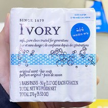 아이보리비누 90g x 3입 (오리지널) (직수입) x 3개, 단품, 단품