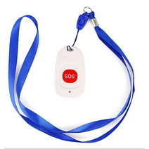 경보기 Yobang 보안 무선 휴대용 목걸이 sos 패닉 버튼 비상 sos 패닉 버튼 433.92mhz for Elder alarm