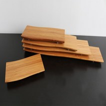 대나무 웨이브 스시 도마 5size, 상세설명 참조, 2호