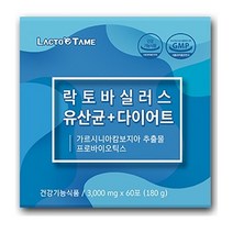 락토테미 락토바실러스 루테리 유산균 플러스 다이어트 60포 신바이오틱스 가르시니아 캄보지아 식이섬유