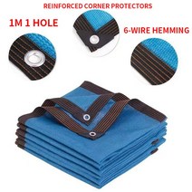 두꺼운 12 핀 90% 음영 비율 자외선 방지 HDPE 검은 색 그물 야외 퍼걸러 자동차 차고 비 창고, 01 green_03 2x4m