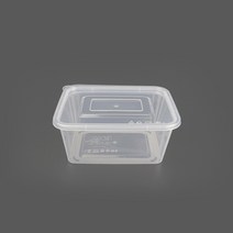 PP 죽 반찬 샐러드 도시락 포장용기 TY 사출 사각밀폐용기 0.5L 800개 세트