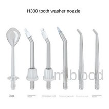 휴대용 구강 세척기 Usb 충전식 물치실 치과 워터 제트 5 모델 방수 치아 미백, White nozzle