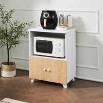 [갤러리데코] 주방정리 가구 수납장 정수기다이 전자렌지 받침대 600반문양문형, 색상:우드