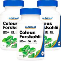 뉴트리코스트 콜레우스 포스콜리 500mg 캡슐, 60개입, 3개, 60정