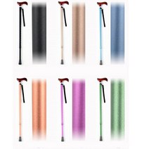 [MK] 알루미늄 지팡이(1발) 엠케이 컬러 스몰핸드(조절식), AS-10GR(그린)