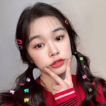 미니 컬러 헤어클립 프랑스핀 쁘띠 똑딱이 땋은머리 디스코핀