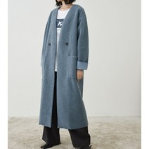 차쿠 양털 롱가디건 머플러SET