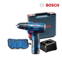 보쉬 10.8V 충전전동드릴 GSR 120-LI(1B) 액세사리 12PCS 포함, 1세트