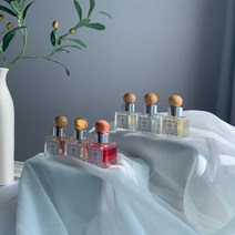 3+1 더퀸비 프리미엄 미니디퓨저 50ml 레드후룻 (차량용 화장실 오피스 디퓨저), 라임바질만다린