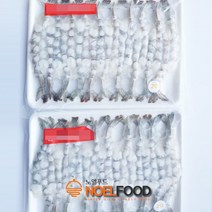 노엘푸드 명절음식세트 제사제수용 왕새우전튀김 40마리(20마리 2팩), 2팩, 새우40마리( 450g 20미 x 2팩)