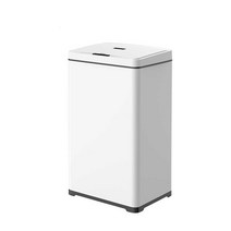 자동 센서 휴지통 가정용 화장실 스마트 쓰레기통, 30L 흰색