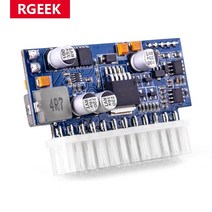 컴퓨터 파워서플라이 rgeek dc atx peak psu 19v 200w pico atx 스위치 마이닝 psu 24pin mini itx dc to atx pc power, 150w - 250w