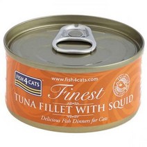 반려묘 피쉬포캣 참치n오징어 캔 10개입 BOX 70g