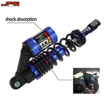 honda suzuki yamaha kawasaki 먼지 자전거 gokart quad atv 용 유니버설 오토바이 320mm 에어 쇼크 업소버 리어 서스펜션, 빨간색