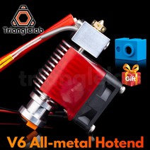 3D 프린터Trianglelab Highall-metal V6 Hotend 12V/24V 원격 Bowen 인쇄 PT100 용 v6 J 헤드 핫 엔드 및, 1.75 12V PTFE lining, CHINA
