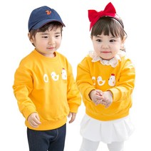 까꿍놀이터 꼬꼬맘맨투맨코디세트A