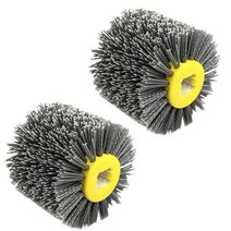 광택기 Fashion2 Pcs Nylon Abrasive Wire Dupont Drum Polishing Wheel Electric Brush For Woodworking M, 0 브라운