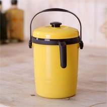 매직크린 음식물 쓰레기통 2L 손잡이형 옐로우 5679136EA, 본상품선택
