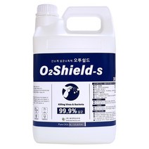 [오투쉴드-S] 뿌리는 살균소독제 100ml 500ml 1L 20L 이산화염소 생활방역, 4L, 1개