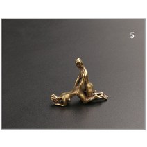 단단한 남자와 여자의 재미있는 장식품 골동품 놀이 청동 주머니 펜던트 작은 구리 개성 창조적인 예술, 05 Pattern 5
