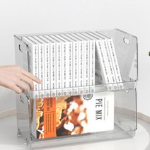 적층식 투명 아크릴 수납 정리 다용도 수납함 2P, 대형2P